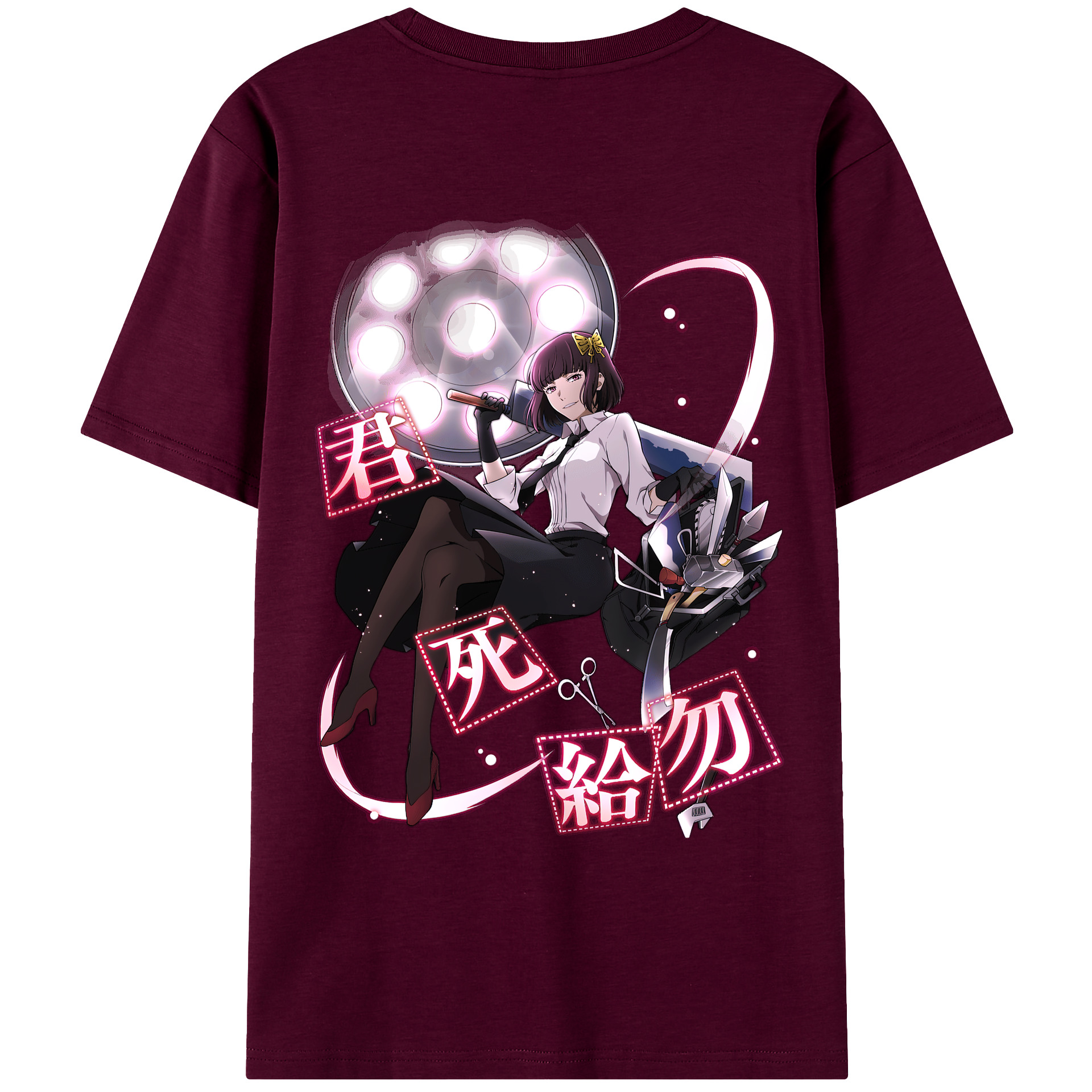 （画像用） 文豪ストレイドッグス Bungo Stray Dogs レディース半袖Tシャツ(バックプリント)